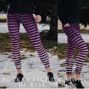 Zyia purple ombre leggings Size 12